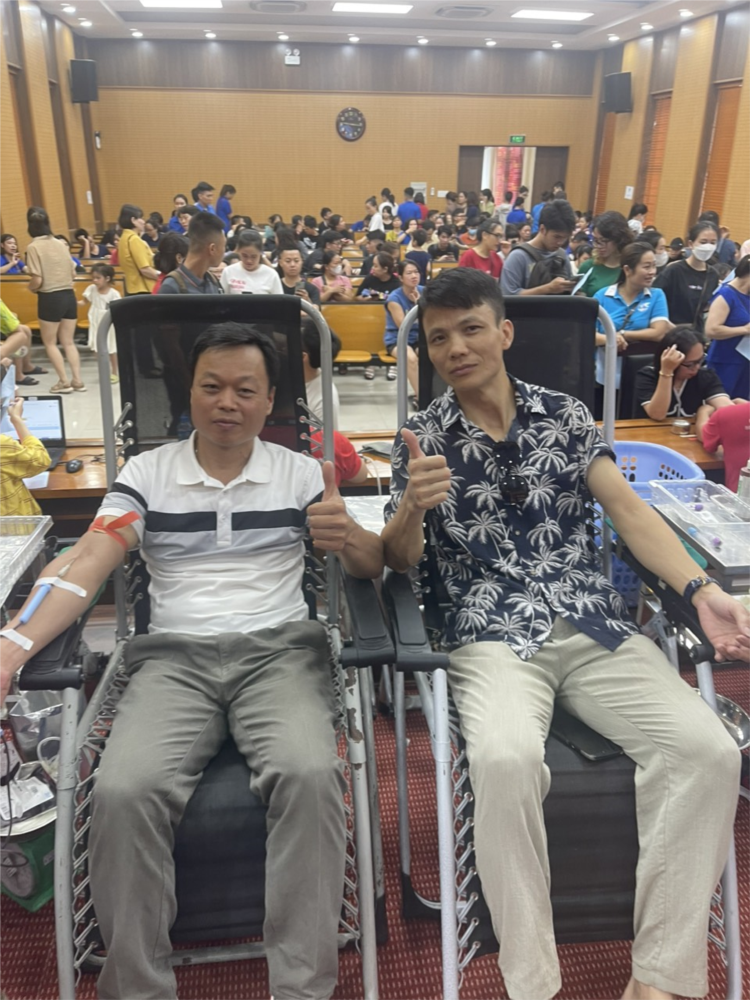 Trường Mầm non Ánh Sao tham gia Ngày hội hiến máu nhân đạo năm 2024.